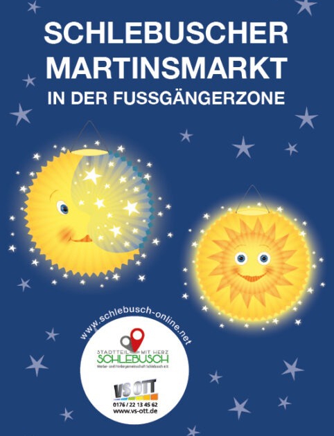 Martinsmarkt mit Martinsumzug – Schlebusch 2026
